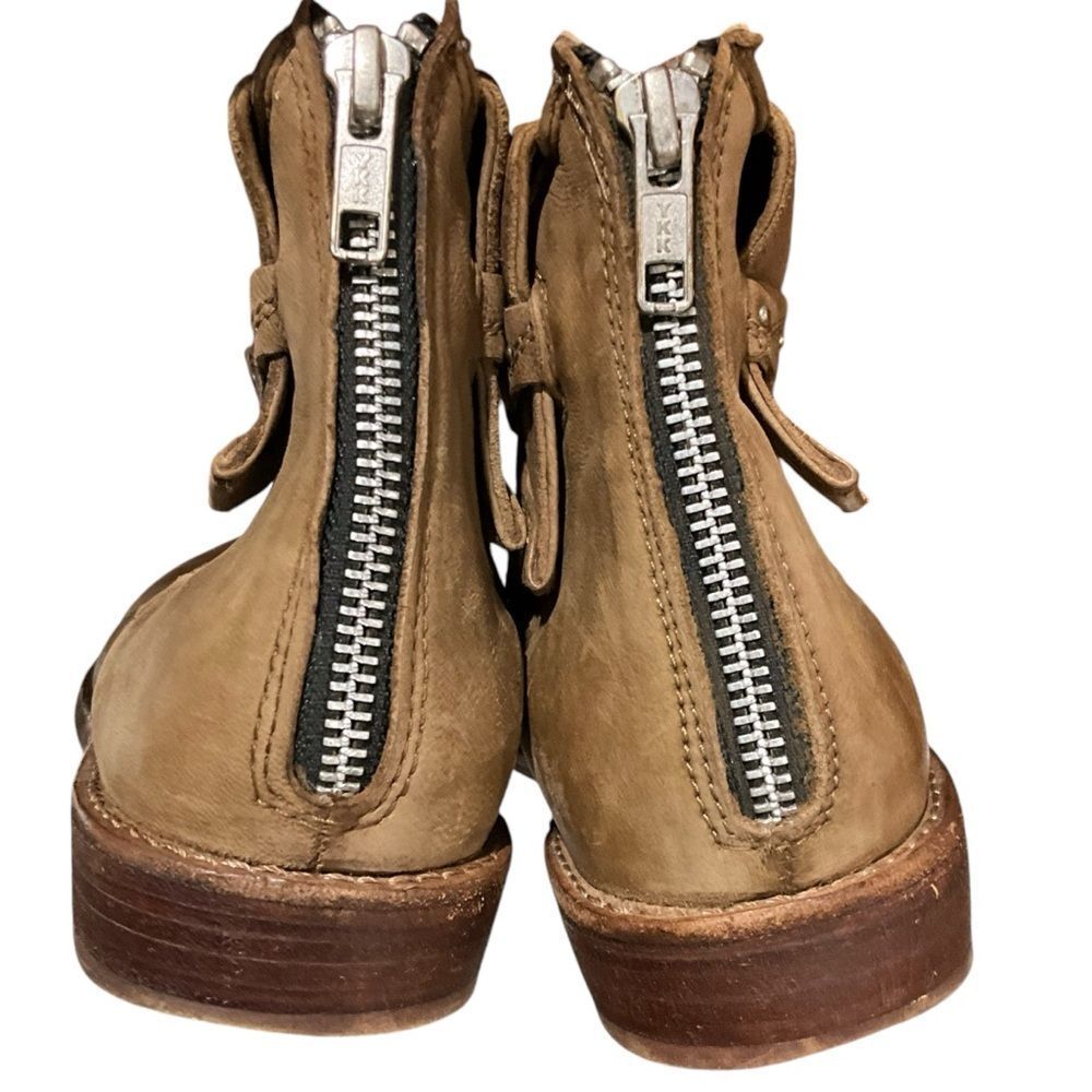 Free People Alamosa Ankle Booties Brown Women’s Size 38 / 7.5 - Picture 8 of 11